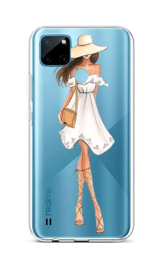 Kryt TopQ Realme C21Y silikon Lady 5 69967