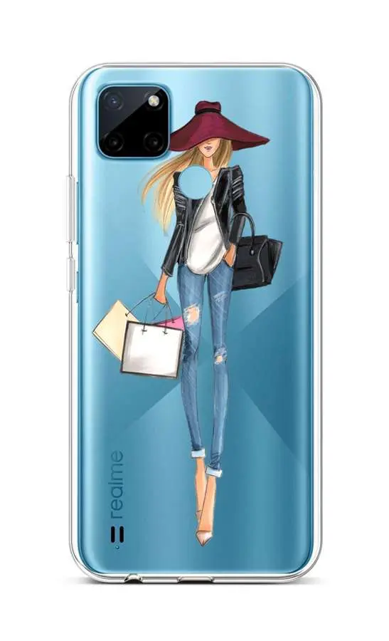 Kryt TopQ Realme C21Y silikon Lady 2 69969
