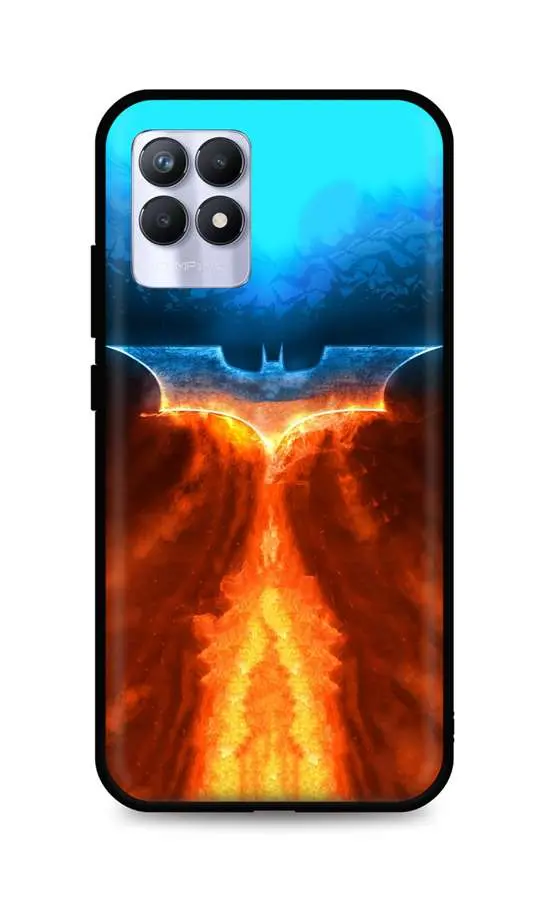 Kryt TopQ Realme 8i silikon Fiery Batman 69992