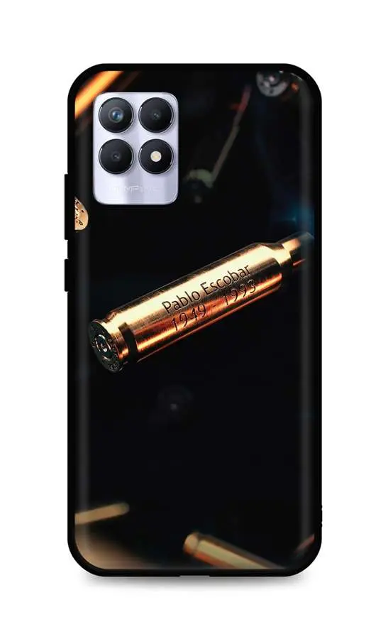 Kryt TopQ Realme 8i silikon Pablo Escobar Bullet 70000