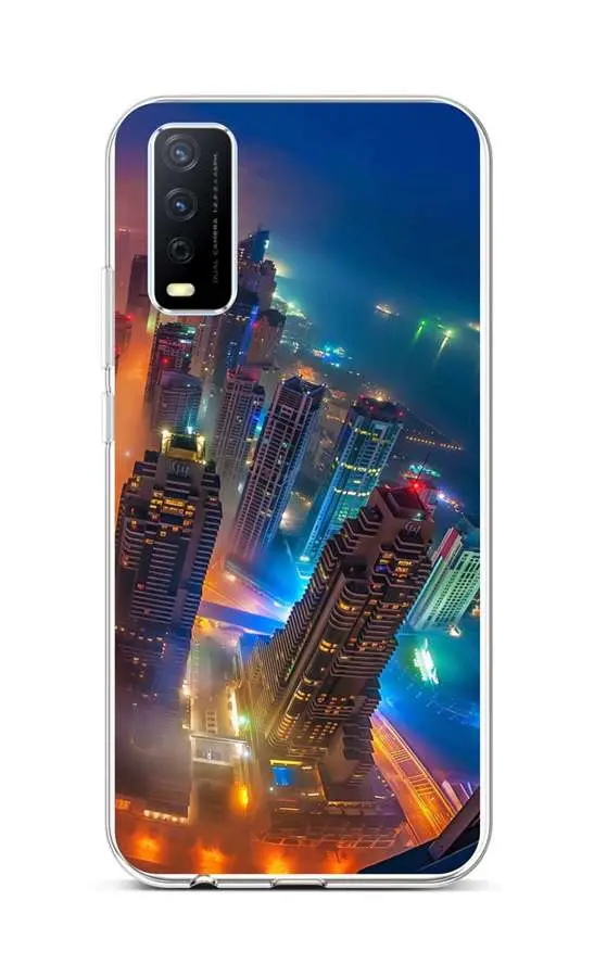 Kryt TopQ Vivo Y11s silikon Město 70089