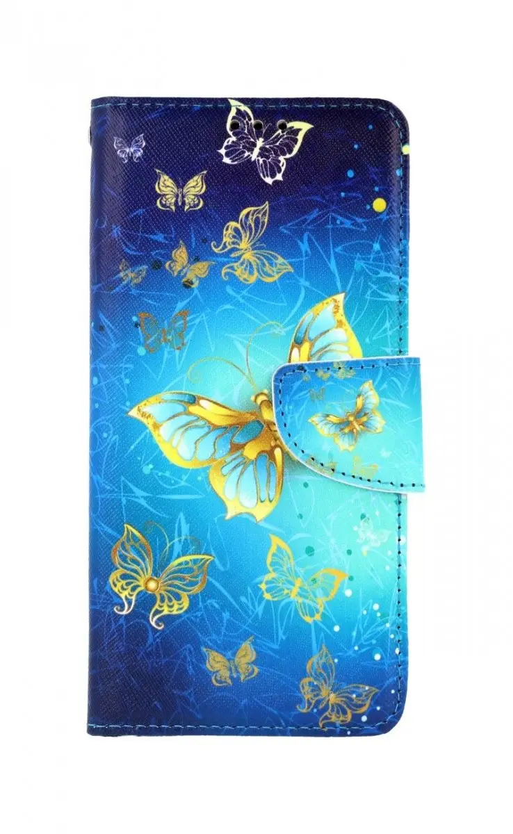 Pouzdro TopQ Realme C25Y knížkové Obloha s motýlky 70341