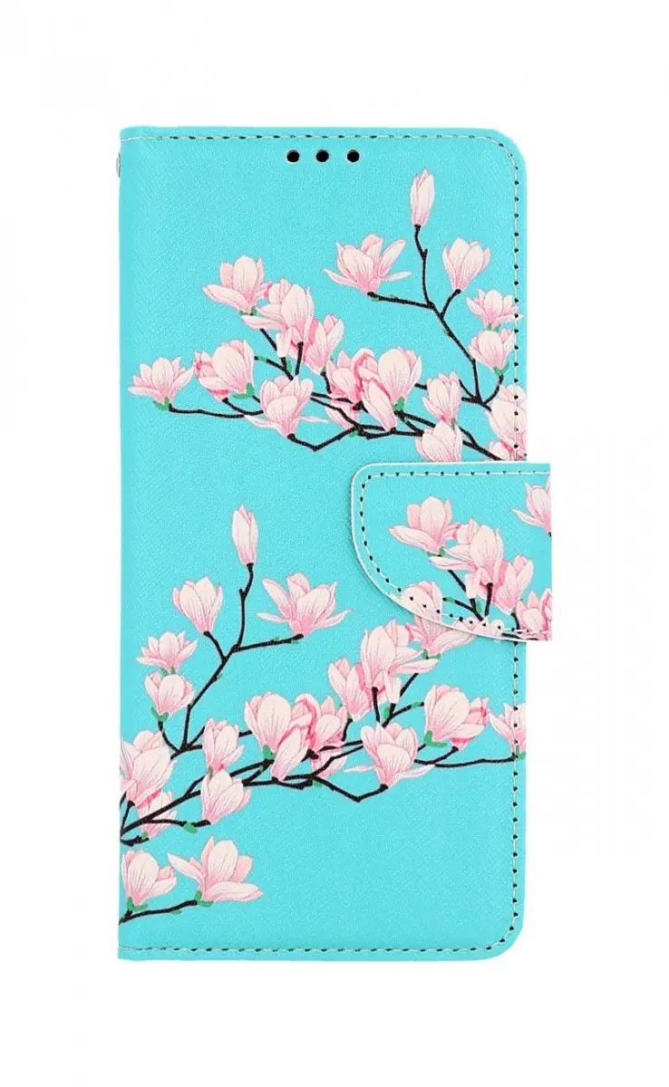 Pouzdro TopQ Vivo Y11s knížkové Magnolie 70394
