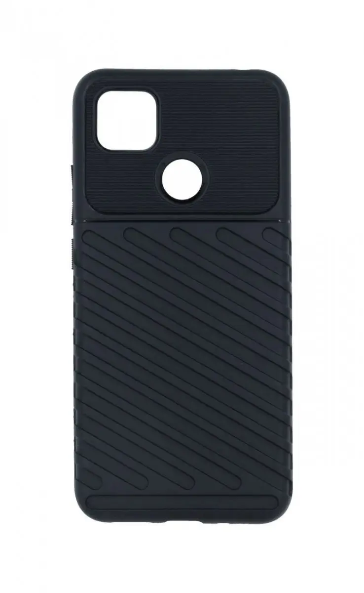 Kryt TopQ Xiaomi Redmi 9C silikon Thunder černý 70464