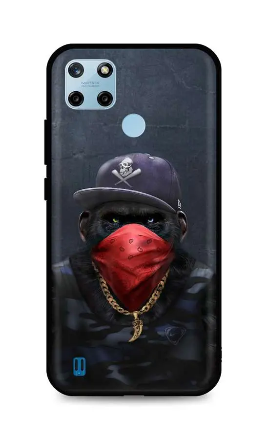 Kryt TopQ Realme C25Y silikon Monkey Gangster 70559