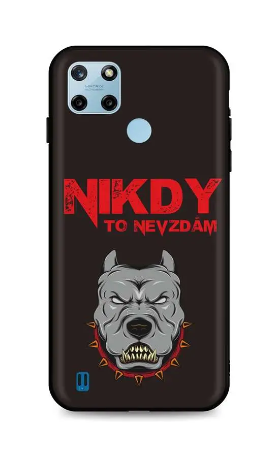 Kryt TopQ Realme C25Y silikon Nikdy to nevzdám 70565