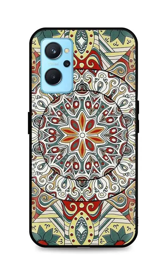 Kryt TopQ Realme 9i 3D silikon Barevná mandala 71047