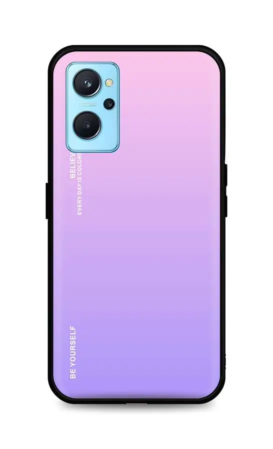 Kryt TopQ LUXURY Realme 9i pevný duhový růžový 71059