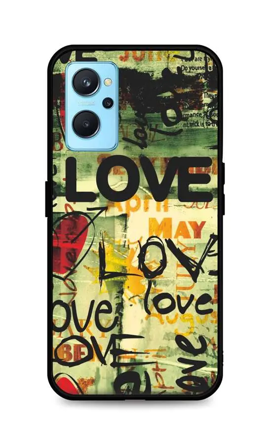 Kryt TopQ LUXURY Realme 9i pevný Love 71066