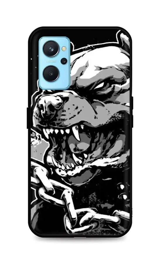 Kryt TopQ Realme 9i silikon Agressive Pitbull 71139