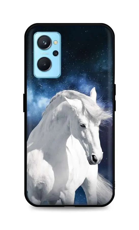 Kryt TopQ Realme 9i silikon White Horse 71165