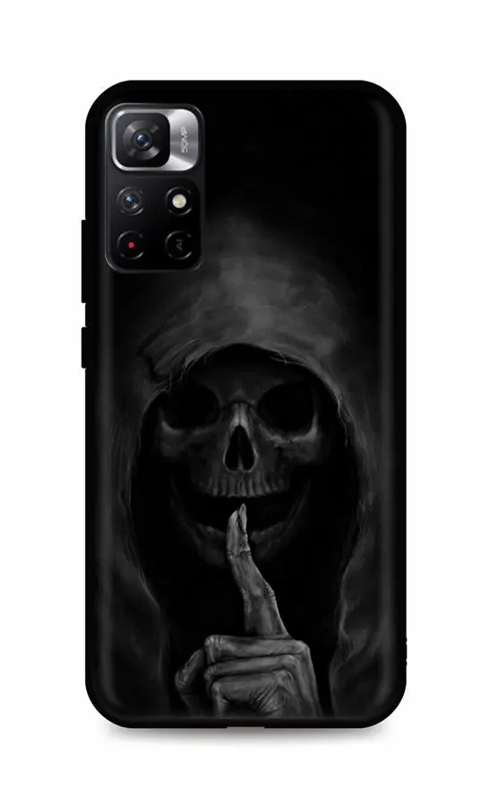 Kryt TopQ Xiaomi Poco M4 Pro 5G silikon Dark Grim Reaper 71424