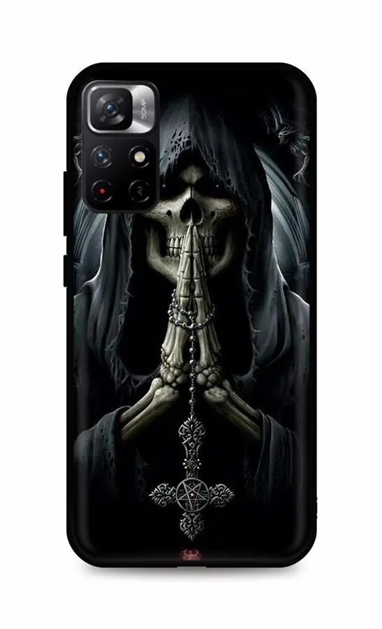Kryt TopQ Xiaomi Poco M4 Pro 5G silikon Grim Reaper 71425