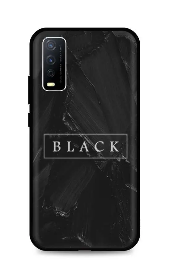 Kryt TopQ LUXURY Vivo Y11s pevný Black 71543