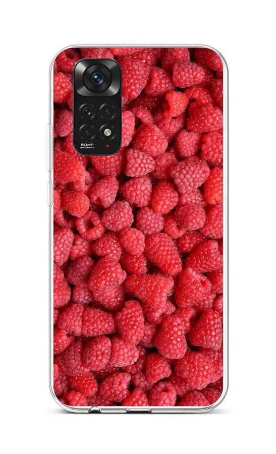Kryt TopQ Xiaomi Redmi Note 11 silikon Maliny 71817