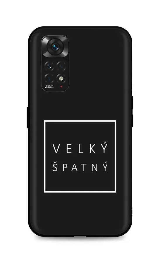 Kryt TopQ Xiaomi Redmi Note 11 silikon Velký špatný 71820