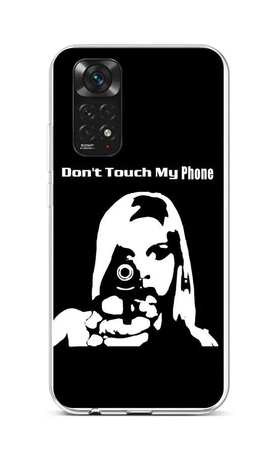 Kryt TopQ Xiaomi Redmi Note 11 silikon Don't Touch Gun 71865
