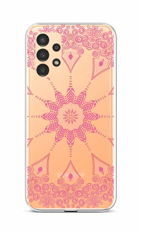 Kryt TopQ Samsung A13 silikon Pink Mandala 72072