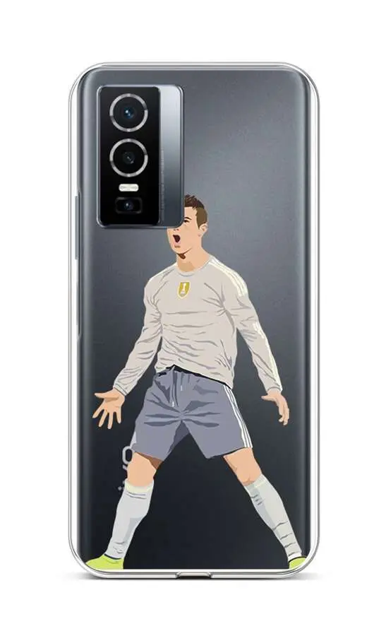 Kryt TopQ Vivo Y76 5G silikon Fotbalista 72515