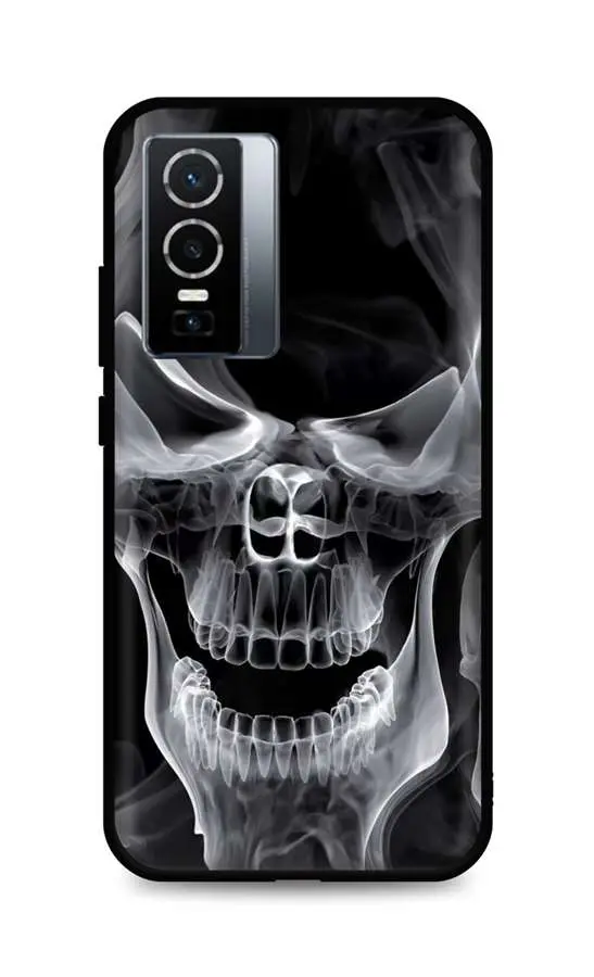 Kryt TopQ Vivo Y76 5G silikon Deadly Smoke 72581