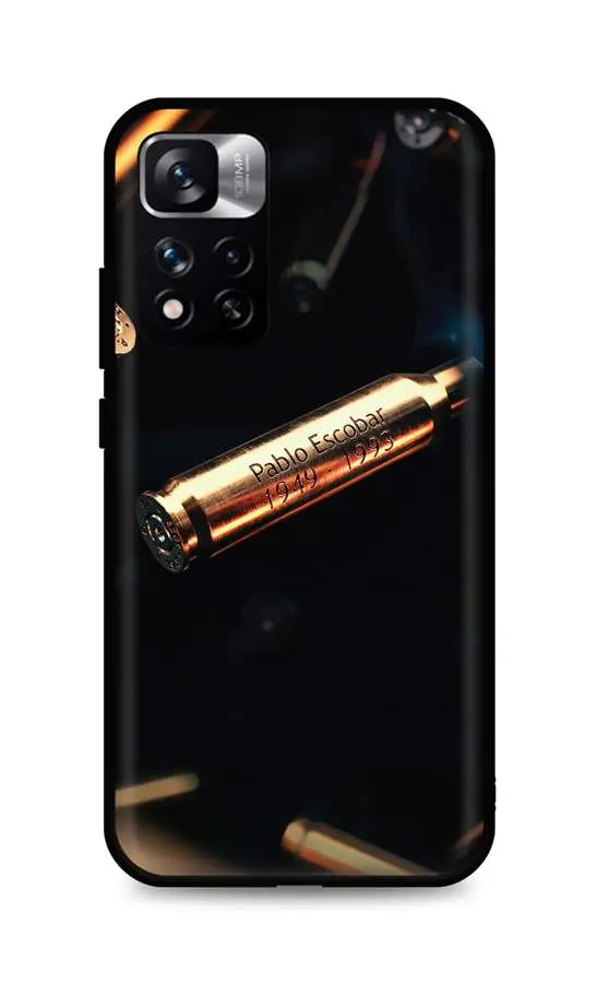 Kryt TopQ Xiaomi Redmi Note 11 Pro+ 5G silikon Pablo Escobar Bullet 72612