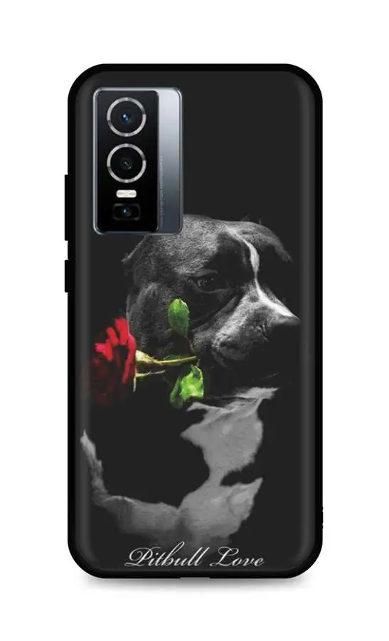 Kryt TopQ Vivo Y76 5G silikon Pitbull Love 72652