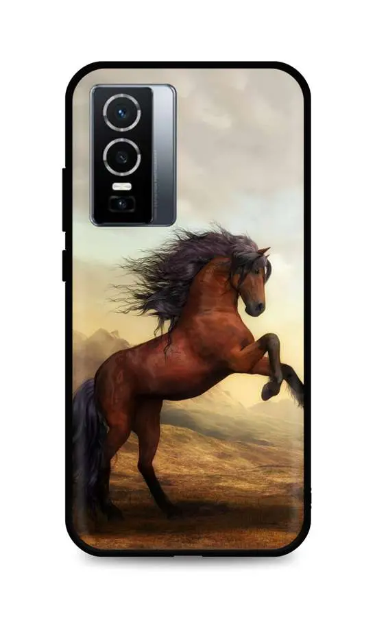 Kryt TopQ Vivo Y76 5G silikon Brown Horse 72657