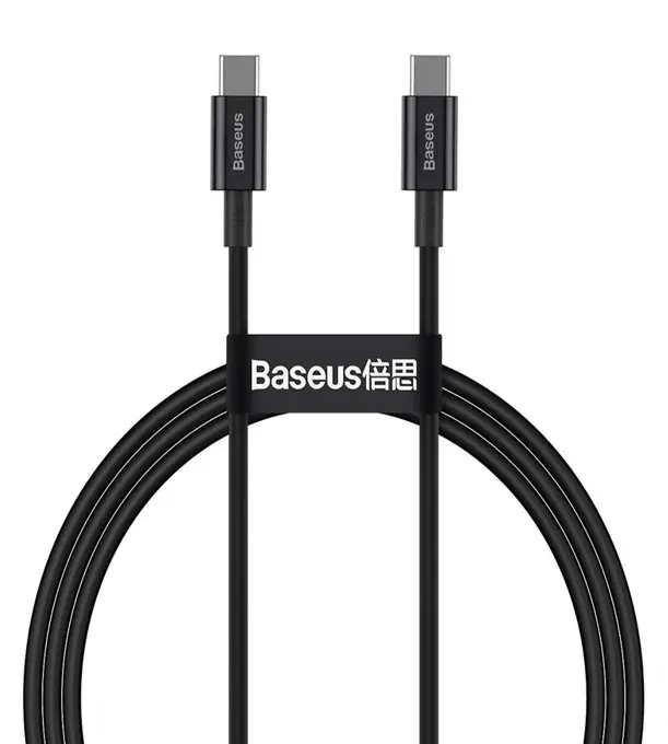 Baseus CATYS-C01 Superior Fast Charging Datový Kabel USB-C - USB-C 100W 2m Black