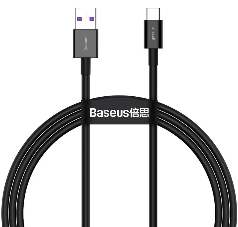 Baseus datový kabel Superior USB-C 1m 6A 66W černý