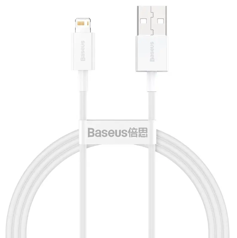 Baseus Datový kabel Superior Series USB/Lightning 1m (2.4 A) bílá