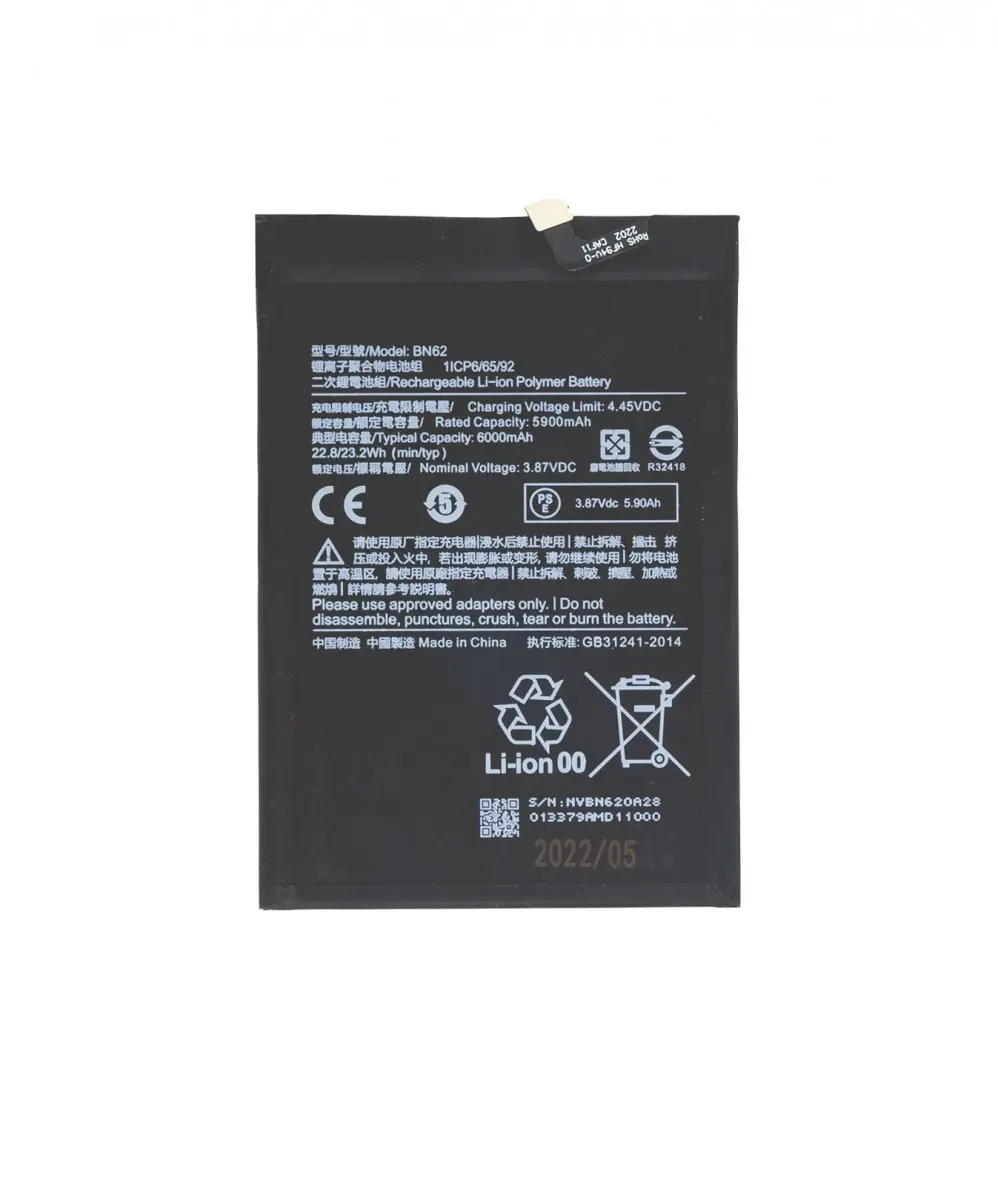 BN62 Xiaomi Baterie 6000mAh (OEM)