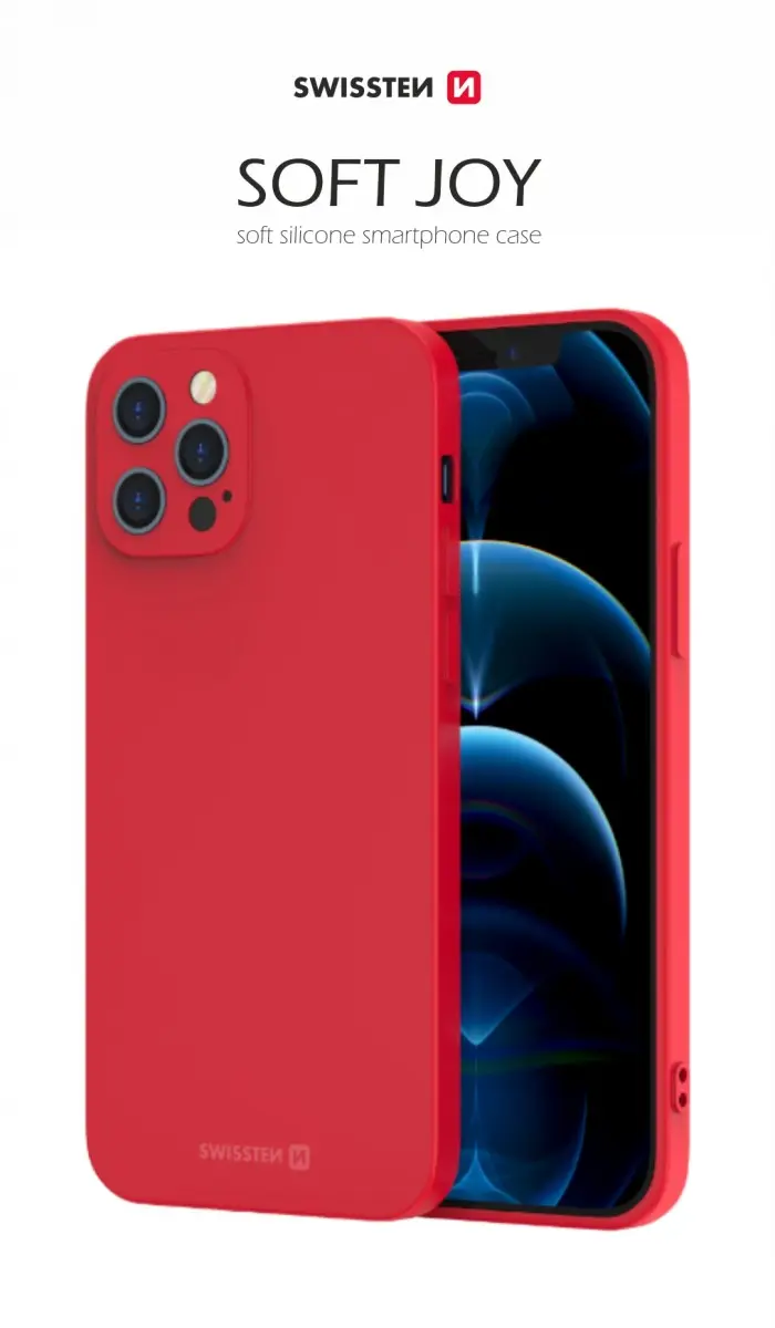 Pouzdro swissten soft joy apple iphone 14 plus červené
