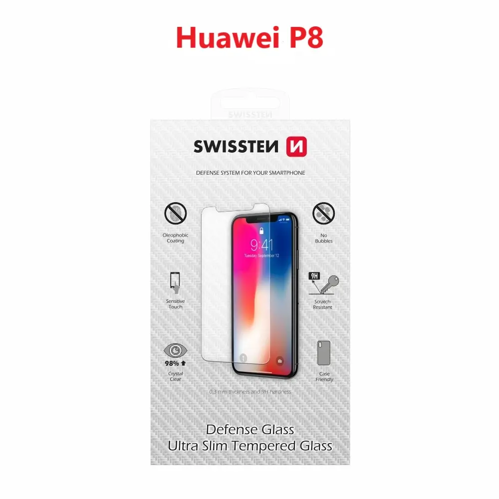 Tvrzené sklo Swissten huawei ascend p8