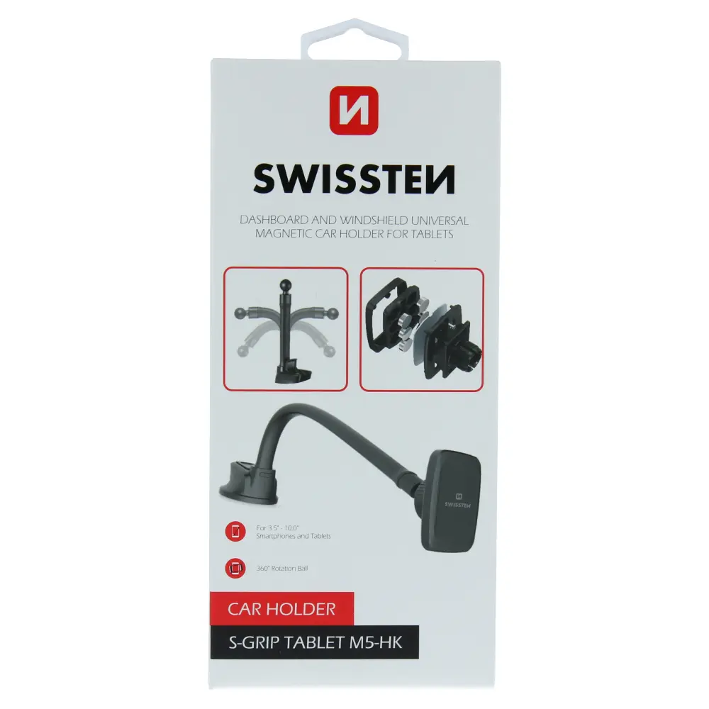 Magnetický držák do auta na tablet swissten s-grip m5-hk