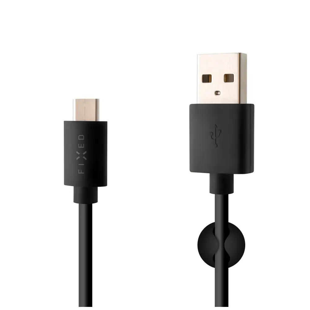 FIXED Rapid Charge datový a nabíjecí kabel USB-C, 3A černý