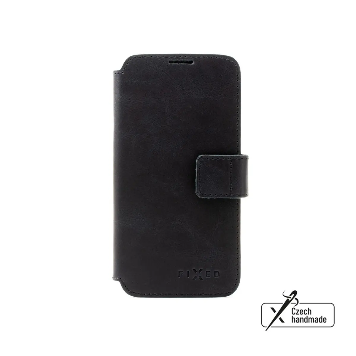 Kožené pouzdro typu kniha FIXED ProFit pro Apple iPhone 14, černé
