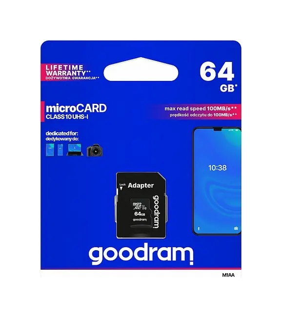 Paměťová karta GOODRAM 64GB Class 10 GDM-9049