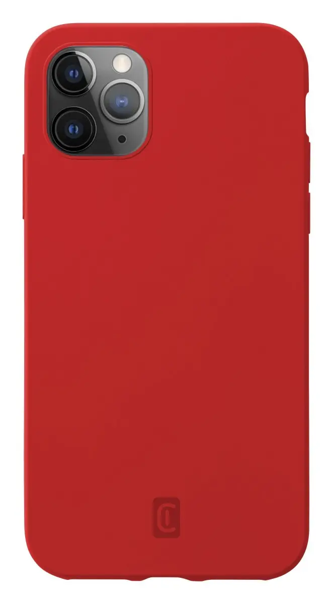 Ochranný silikonový kryt Cellularline Sensation pro Apple iPhone 12 Pro Max, červený