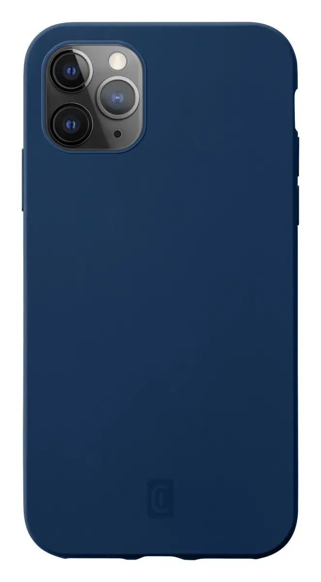 Ochranný silikonový kryt Cellularline Sensation pro Apple iPhone 12 Pro Max, navy blue