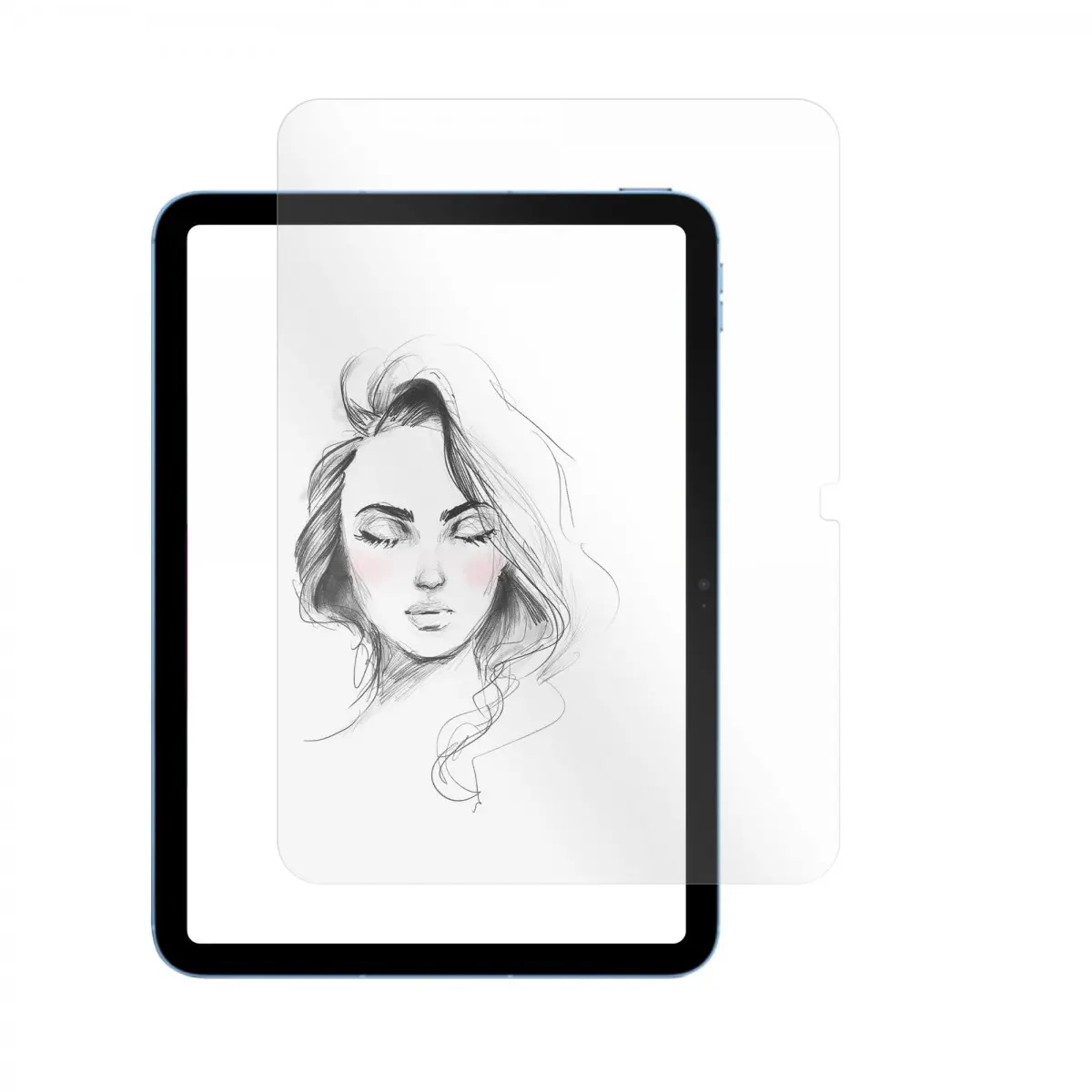 FIXED PaperGlass Screen Protector Ochranné tvrzené sklo pro Apple iPad 10.9" (2022) čirá