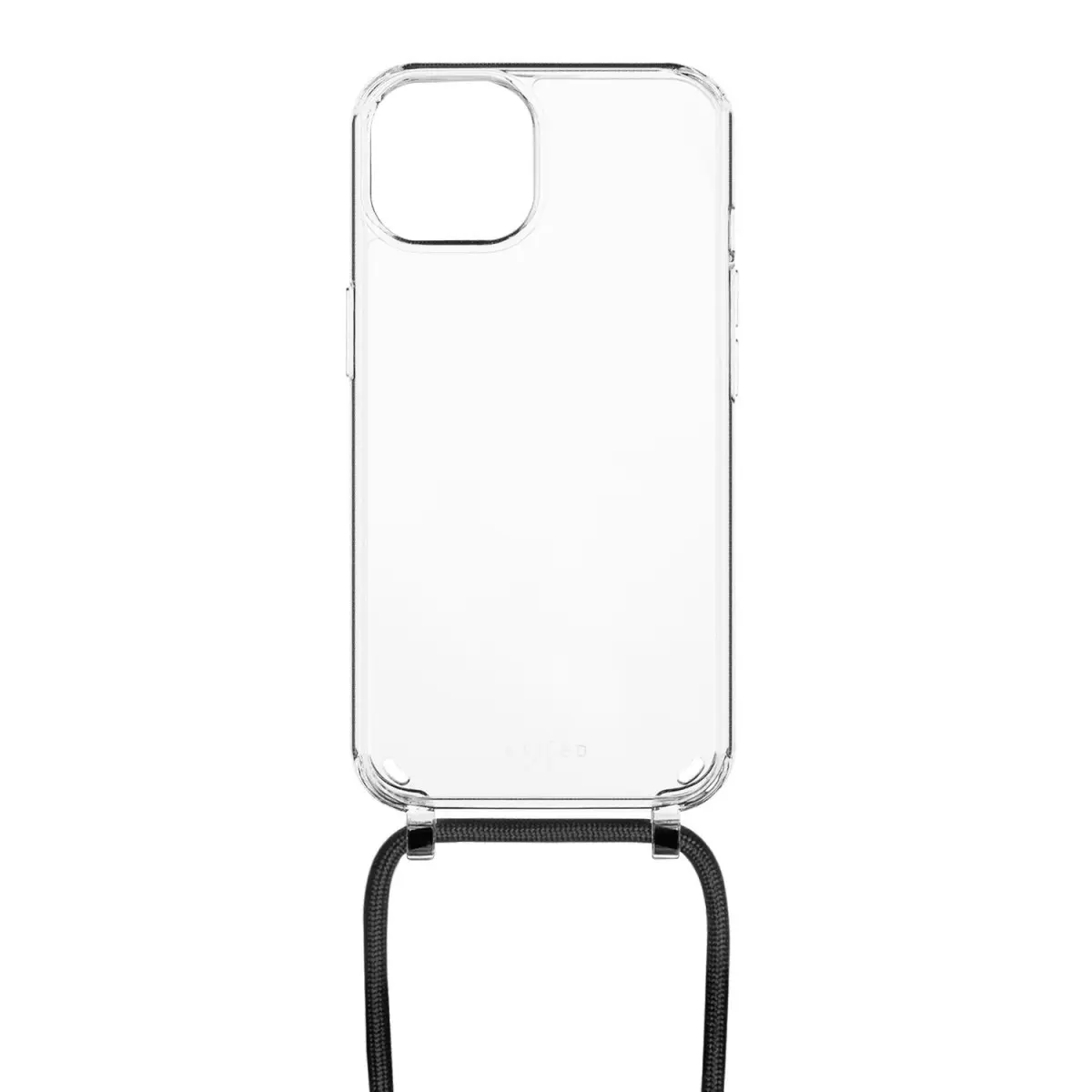 Pouzdro FIXED Pure Neck s černou šňůrkou na krk pro Apple iPhone 14 Plus