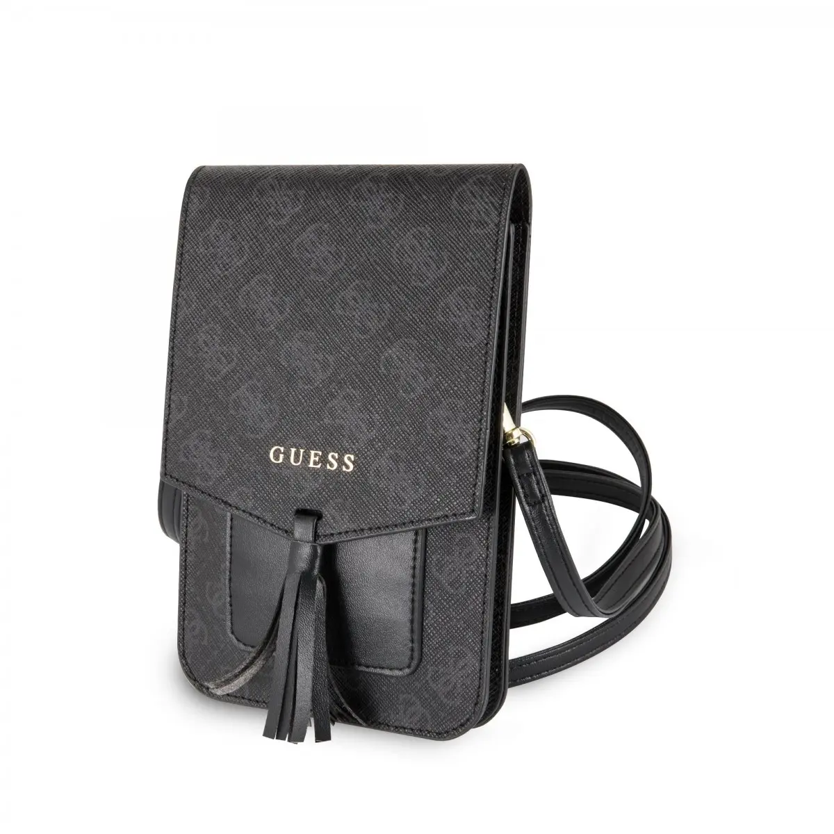 Kabelka na mobil Guess 4G Wallet Universal černá