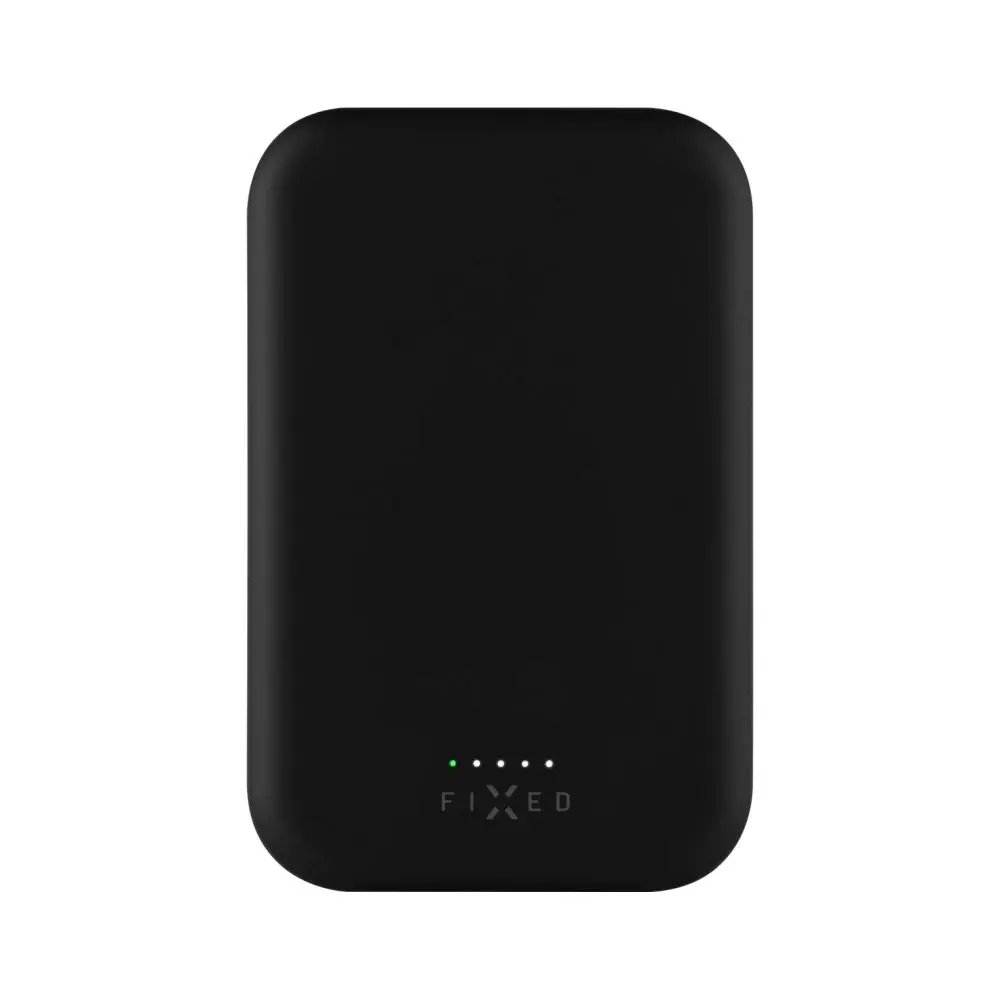 Powerbanka FIXED MagZen s bezdrátovým nabíjením a podporou Magsafe, 10 000 mAh, černá