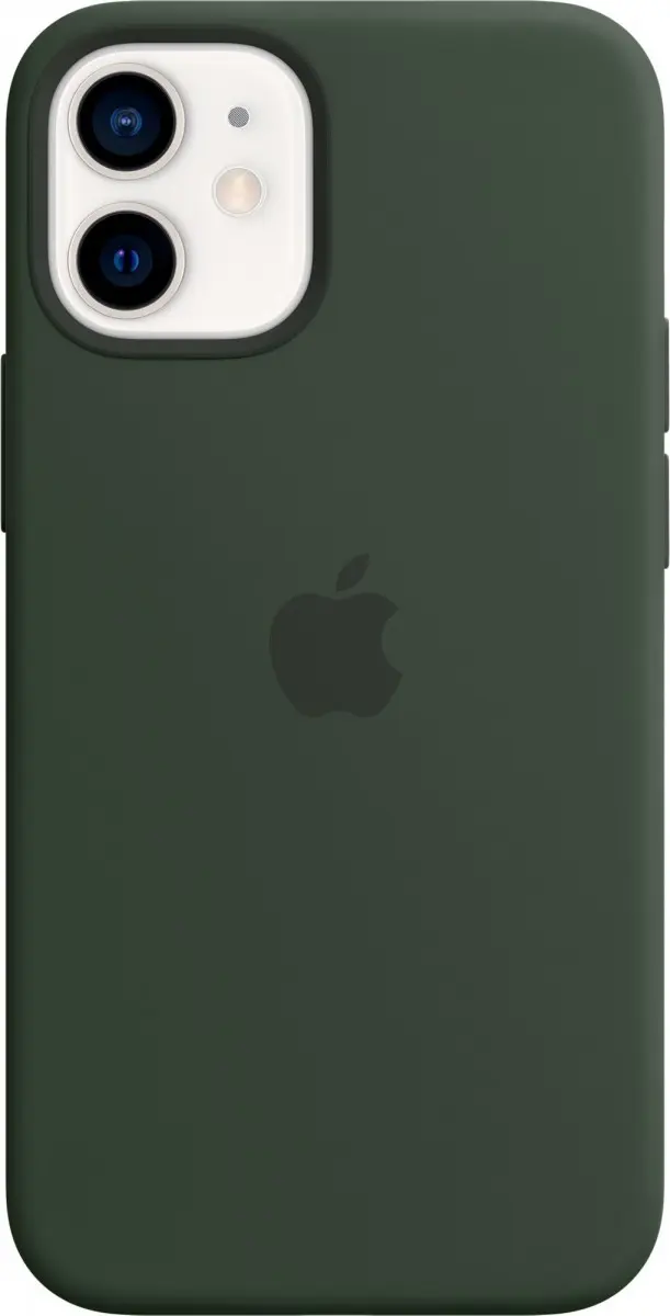 iPhone 12 mini Silicone Case with MagSafe Green/SK