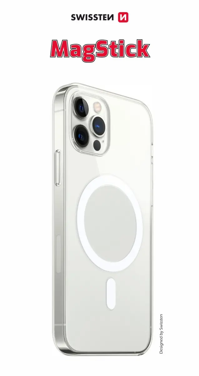 POUZDRO SWISSTEN CLEAR JELLY MagStick PRO APPLE IPHONE 15 TRANSPARENTNÍ 33001719