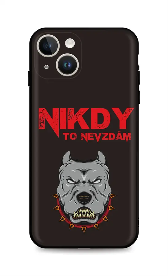 Kryt TopQ iPhone 15 Nikdy to nevzdám 100090