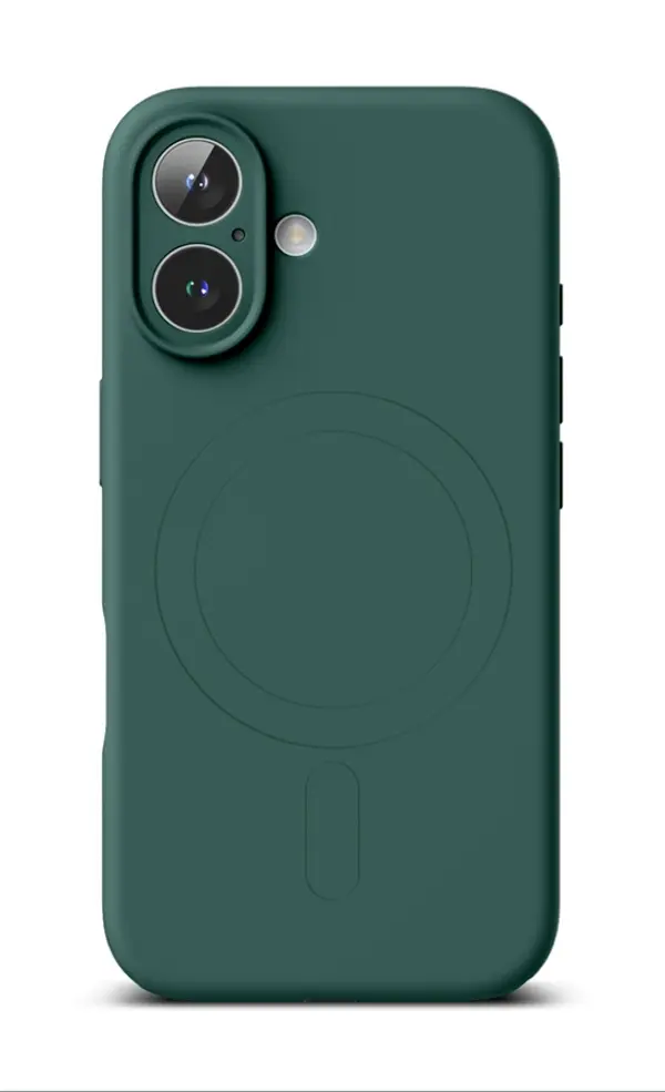 Kryt TopQ iPhone 16 s MagSafe tmavě zelený 130220