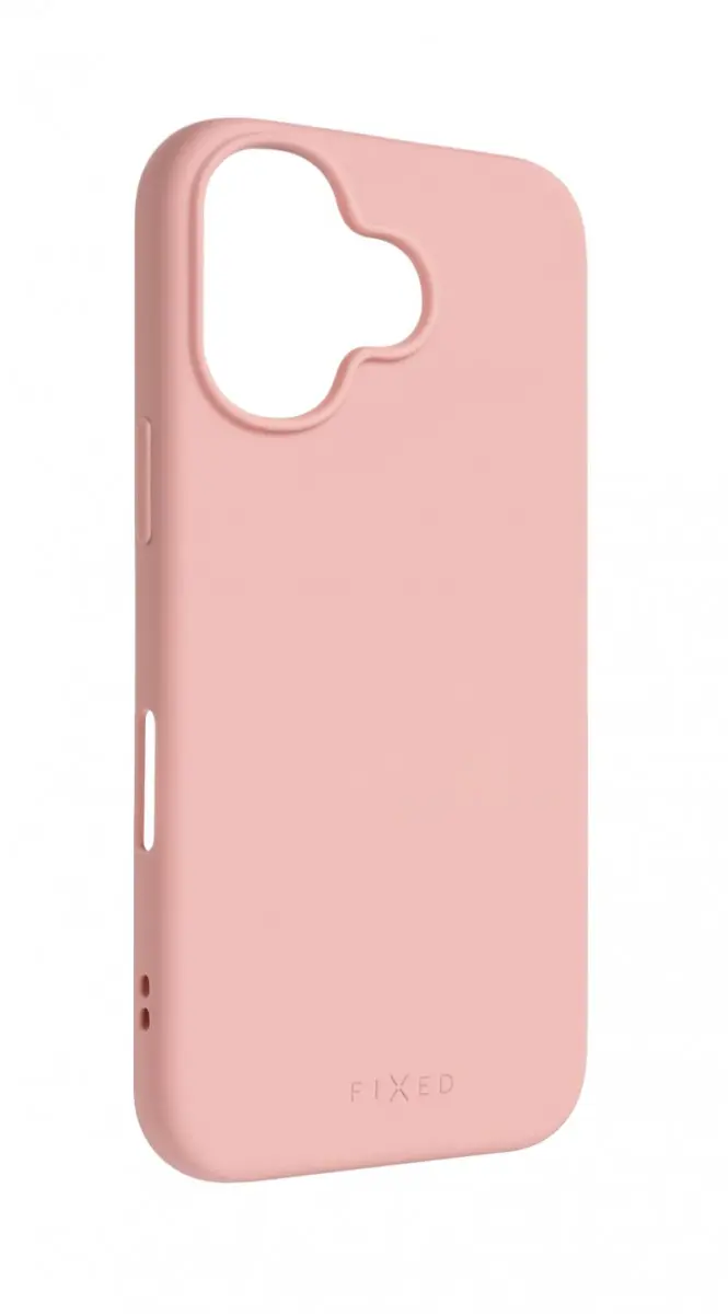 Zadní pogumovaný kryt FIXED Story pro Apple iPhone 17, růžový