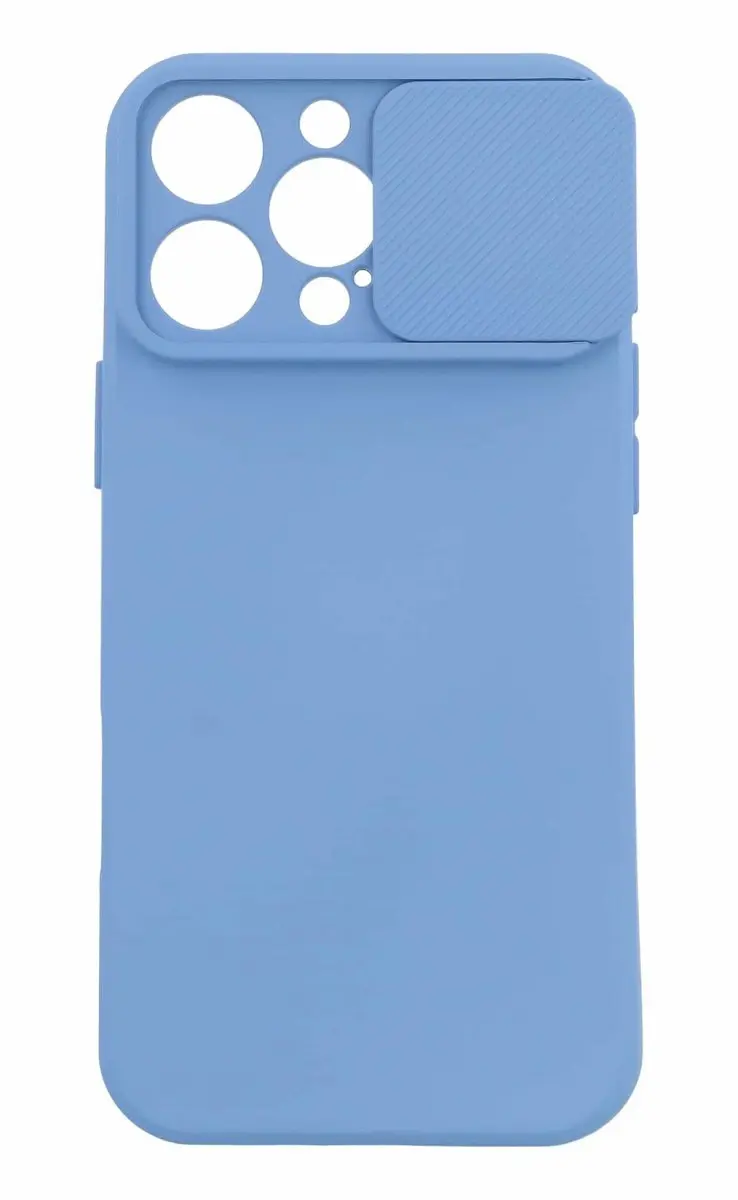 Zadní kryt Camshield Soft na iPhone 16 Pro světle modrý