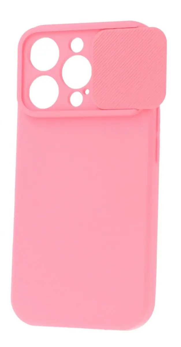 Zadní kryt Camshield Soft na iPhone 16 Pro světle růžový